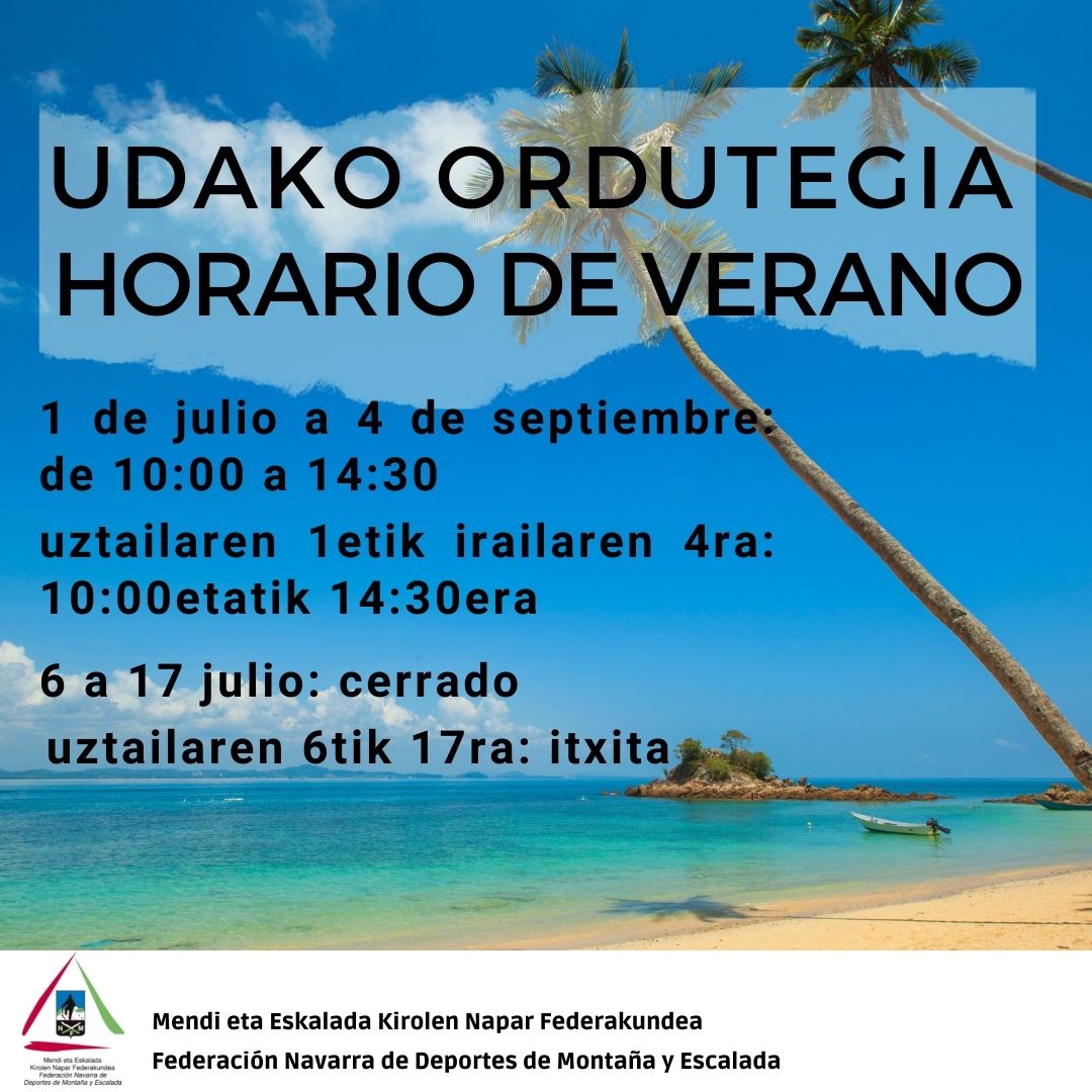 HORARIO DE VERANO